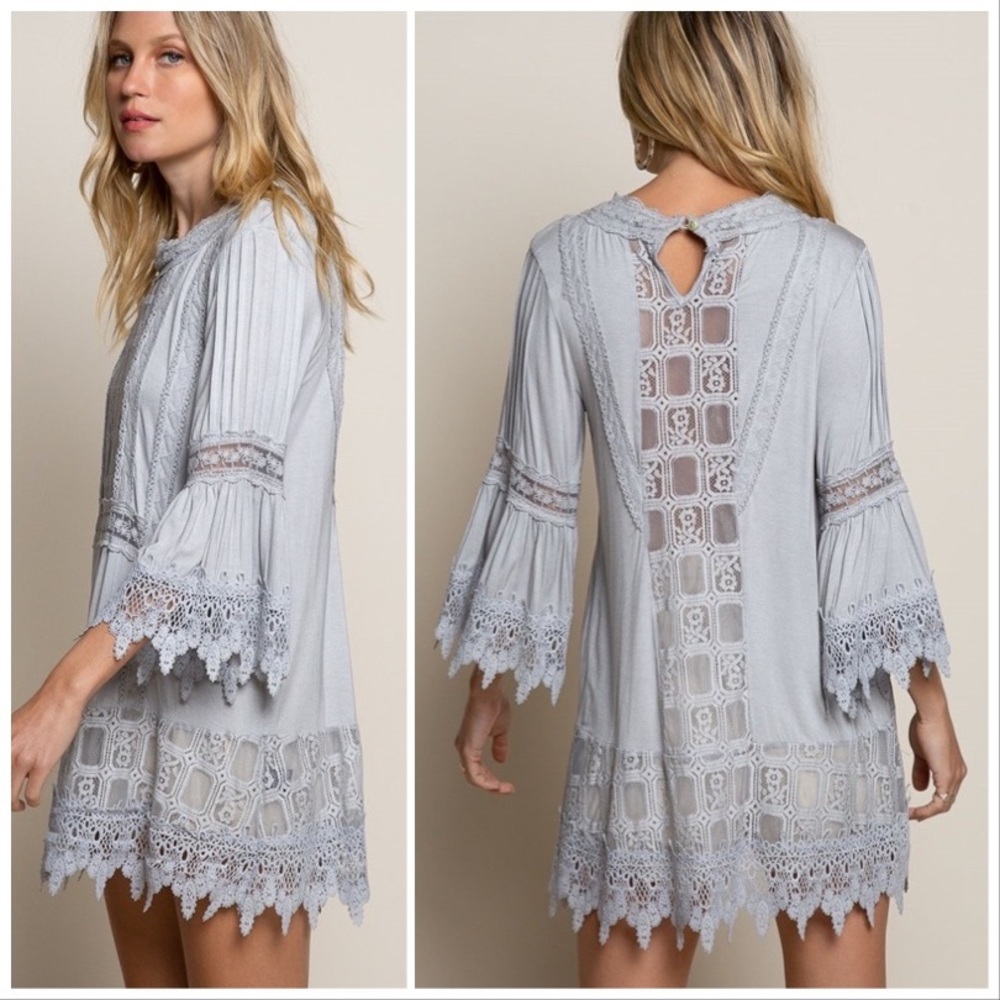 Victorian Windowpane Feminine Top - Picture 7 of 16